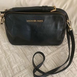 Michael Kors black cross body purse